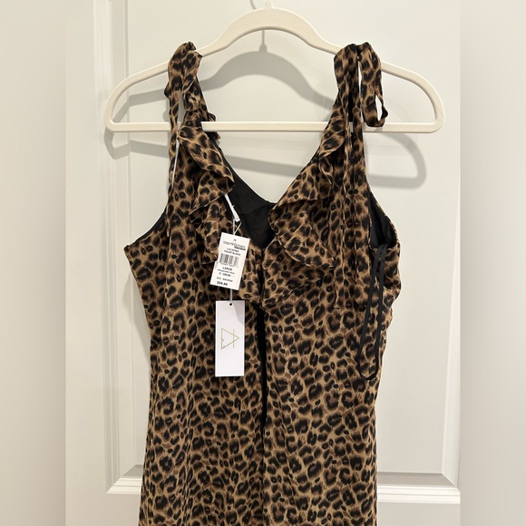 NWT IMPERFECT Sage The Label Be Fierce Leopard Dress - Picture 7 of 8
